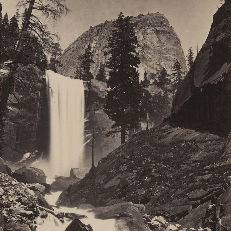 Vernal Fall, Yosemite 1868 - Muir Way - Photograph