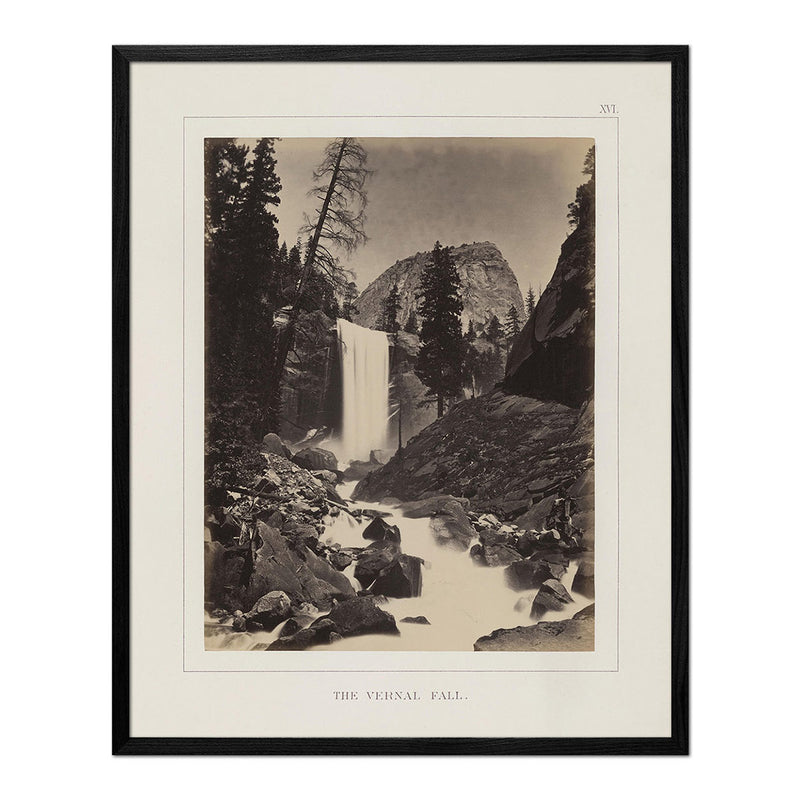 Vernal Fall, Yosemite 1868 - Muir Way - Photograph