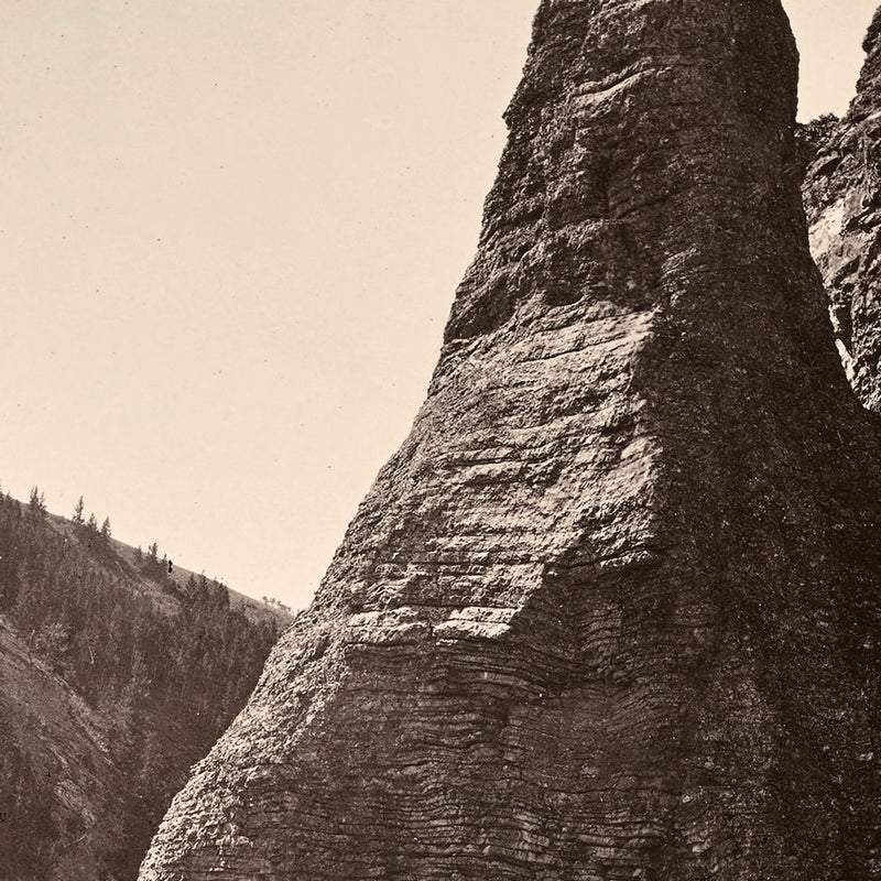 View in Bridger Canyon, Near Fort Ellis, Yellowstone 1873 - Muir Way - Photograph