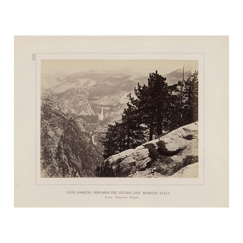 View from Glacier Point, Yosemite 1868 - Muir Way - Photograph