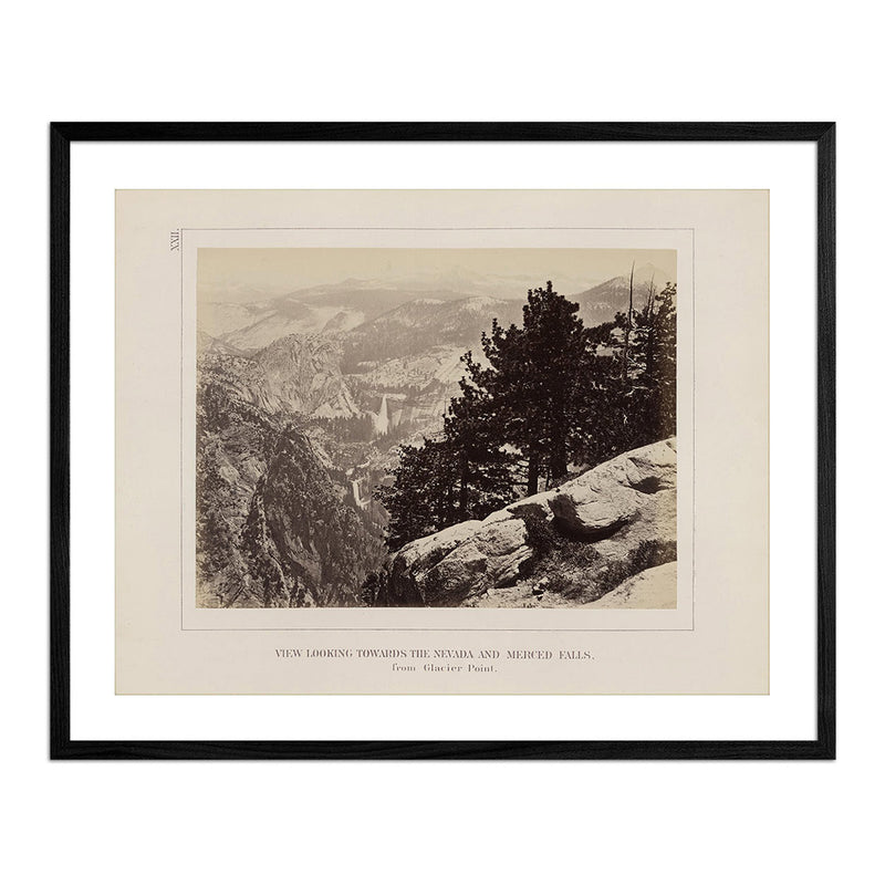 View from Glacier Point, Yosemite 1868 - Muir Way - Photograph