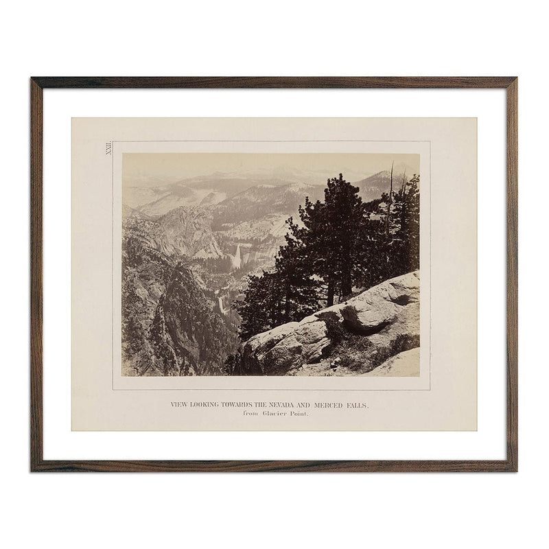 View from Glacier Point, Yosemite 1868 - Muir Way - Photograph