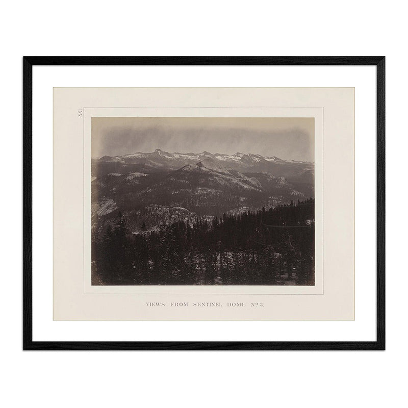 View from Sentinel Dome 3, Yosemite 1868 - Muir Way - Photograph