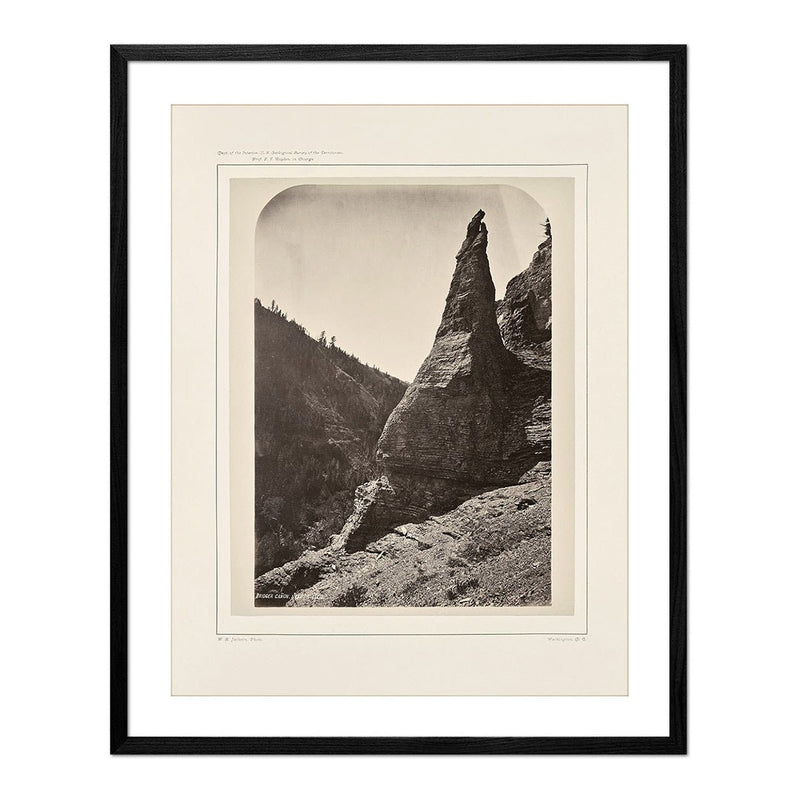 View in Bridger Canyon, Near Fort Ellis, Yellowstone 1873 - Muir Way - Photograph