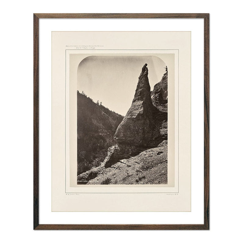 View in Bridger Canyon, Near Fort Ellis, Yellowstone 1873 - Muir Way - Photograph
