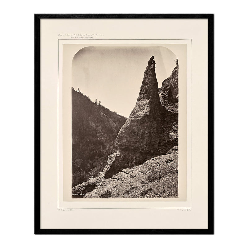 View in Bridger Canyon, Near Fort Ellis, Yellowstone 1873 - Muir Way - Photograph