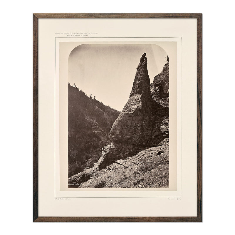 View in Bridger Canyon, Near Fort Ellis, Yellowstone 1873 - Muir Way - Photograph