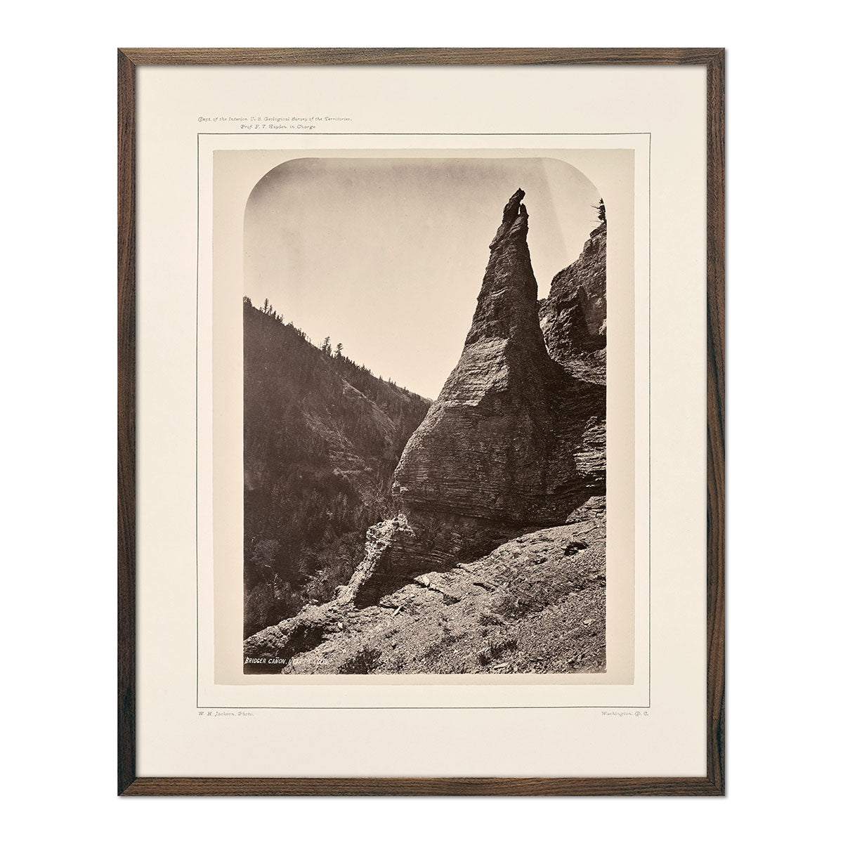 Photograph of View in Bridger Canyon, Near Fort Ellis
