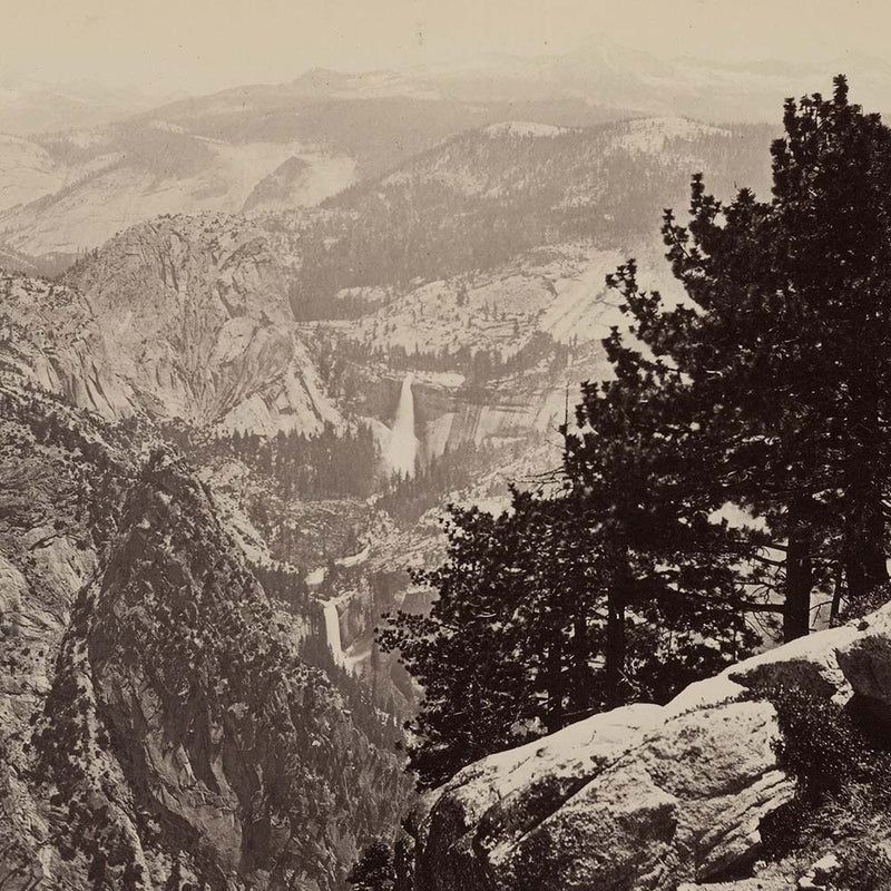 View from Glacier Point, Yosemite 1868 - Muir Way - Photograph
