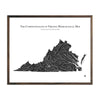 Virginia Hydrological Map