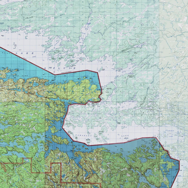 Voyageurs Shaded Relief Map - Muir Way - Relief Series