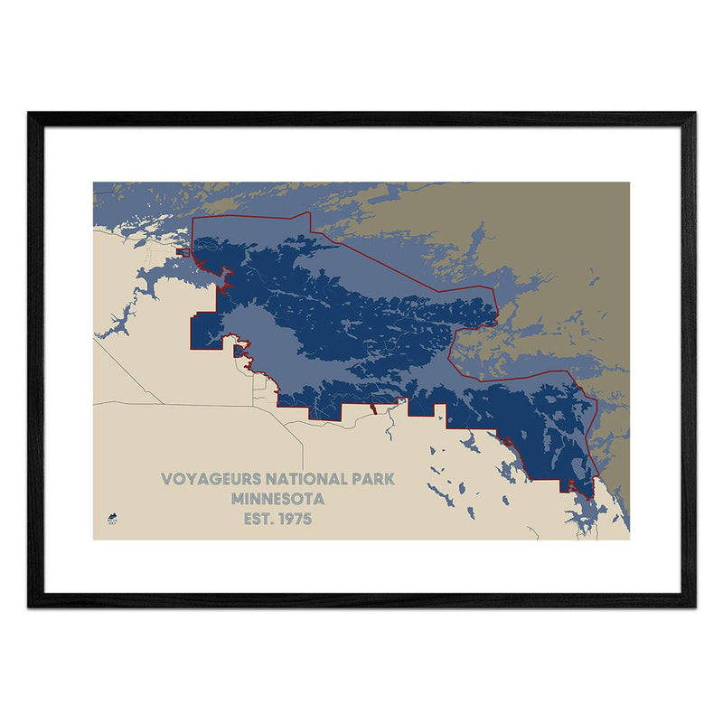 Voyageurs National Park Map - Muir Way - National Park