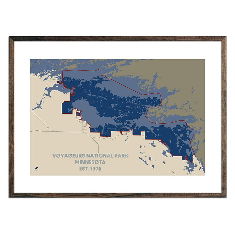 Voyageurs National Park Map - Muir Way - National Park