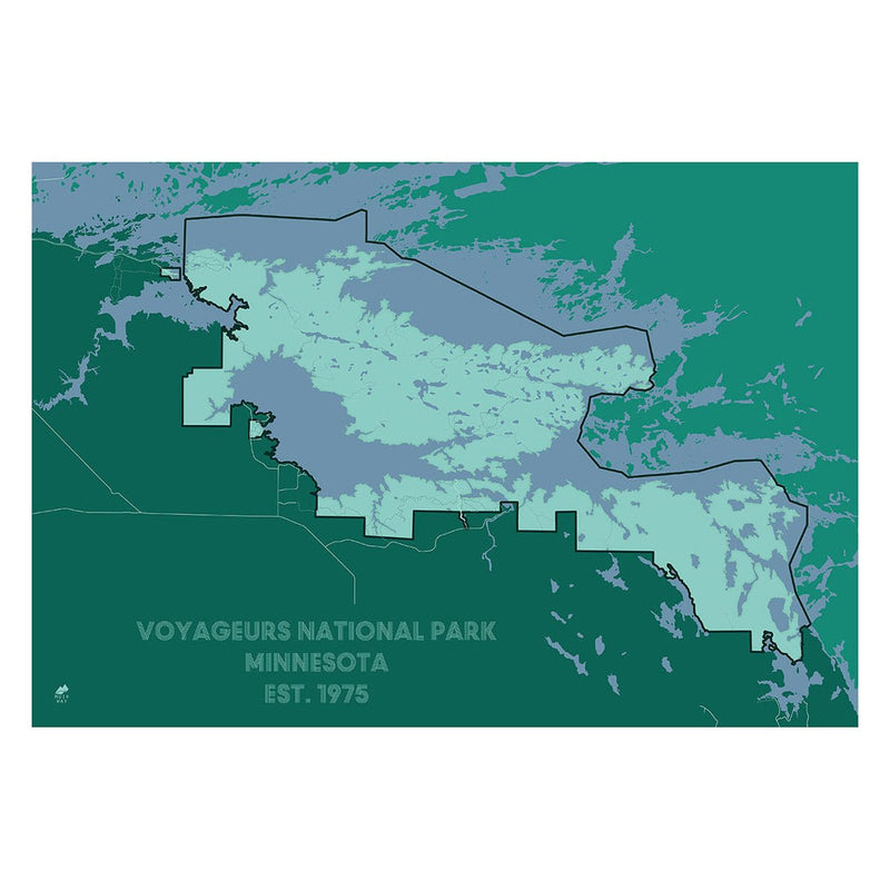 Voyageurs National Park Map - Muir Way - National Park