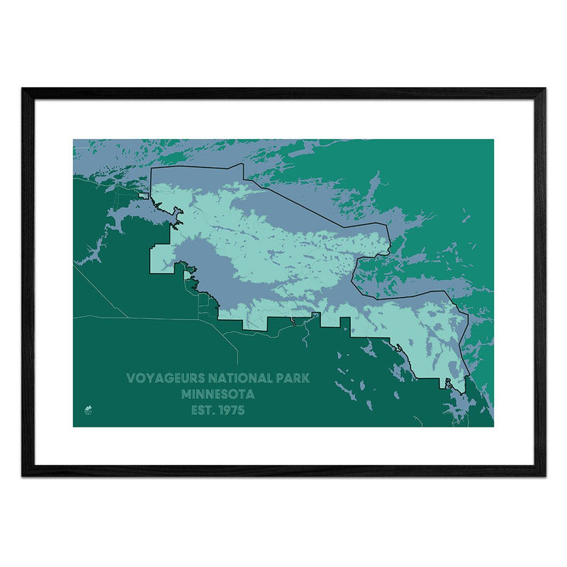 Voyageurs National Park Map - Muir Way - National Park