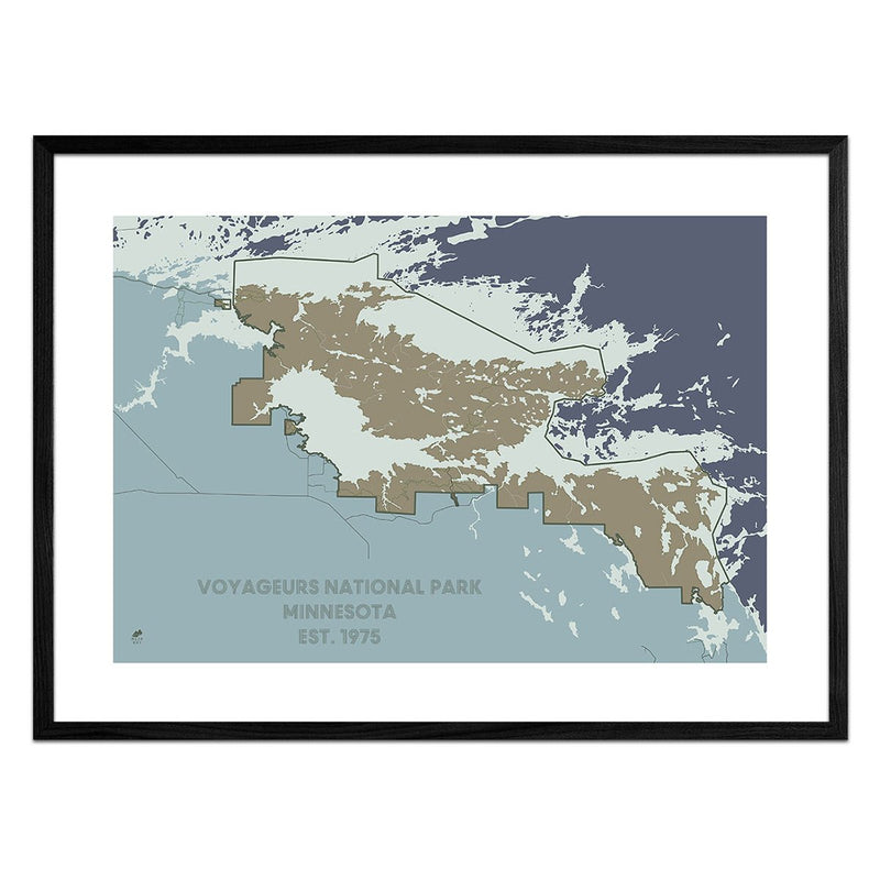 Voyageurs National Park Map - Muir Way - National Park