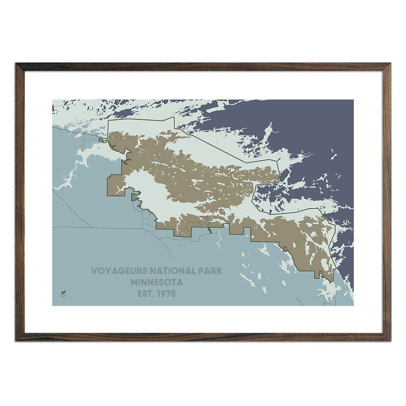Voyageurs National Park Map - Muir Way - National Park
