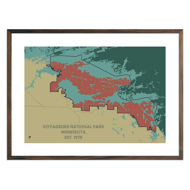 Voyageurs National Park Map - Muir Way - National Park