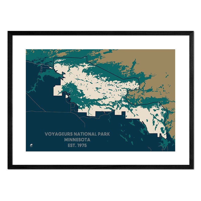 Voyageurs National Park Map - Muir Way - National Park