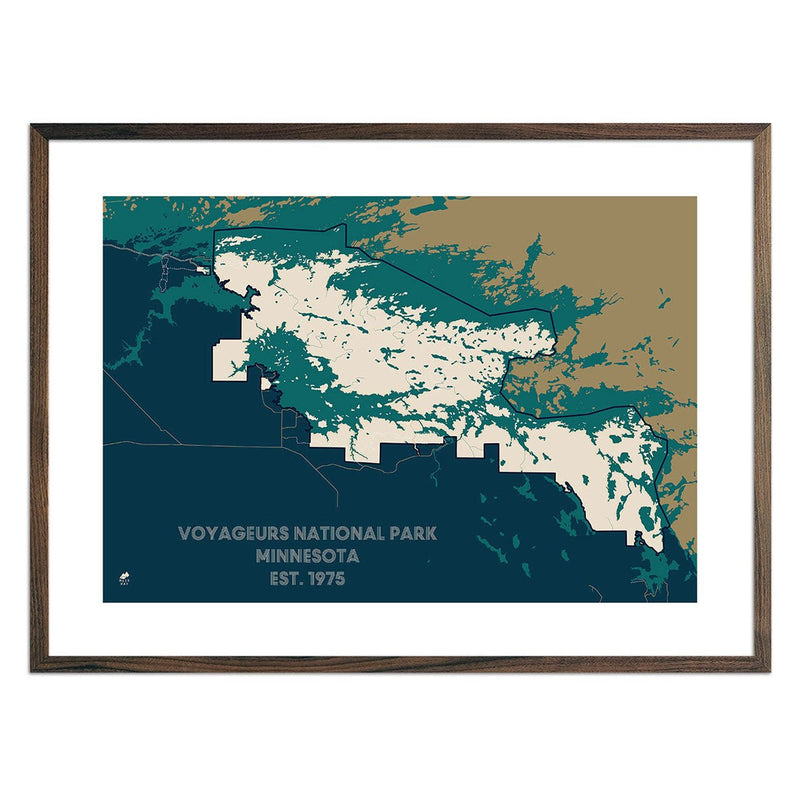 Voyageurs National Park Map - Muir Way - National Park