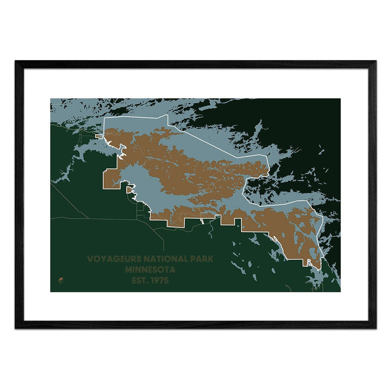 Voyageurs National Park Map - Muir Way - National Park