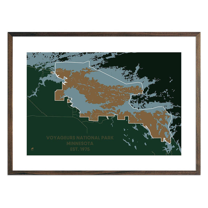 Voyageurs National Park Map - Muir Way - National Park