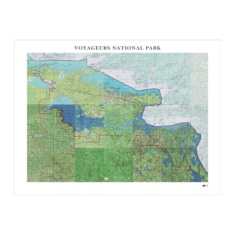 Voyageurs Shaded Relief Map - Muir Way - Relief Series