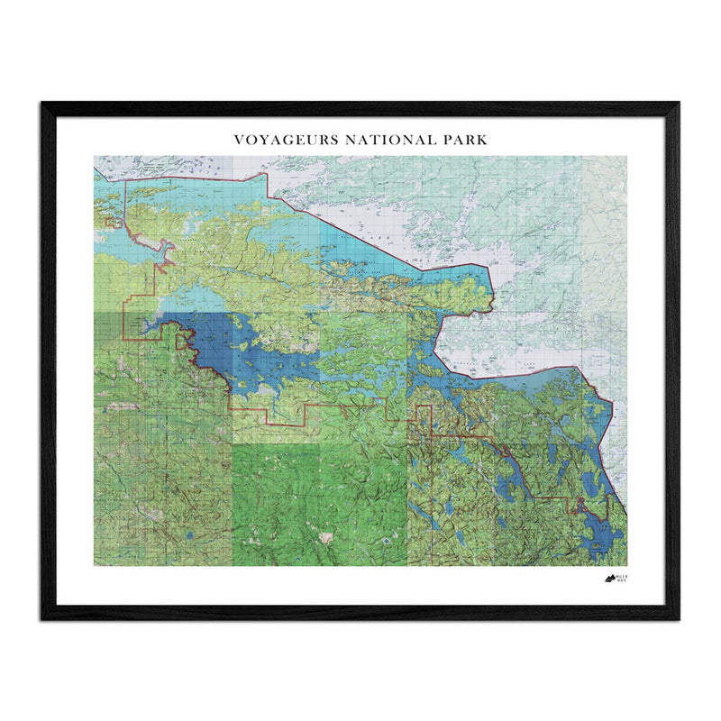 Voyageurs Shaded Relief Map - Muir Way - Relief Series