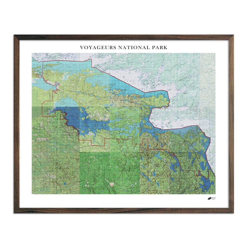 Voyageurs Shaded Relief Map - Muir Way - Relief Series