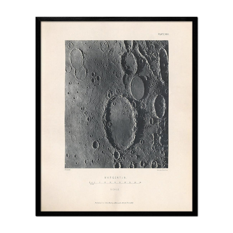 1874 Wargentin Crater Print