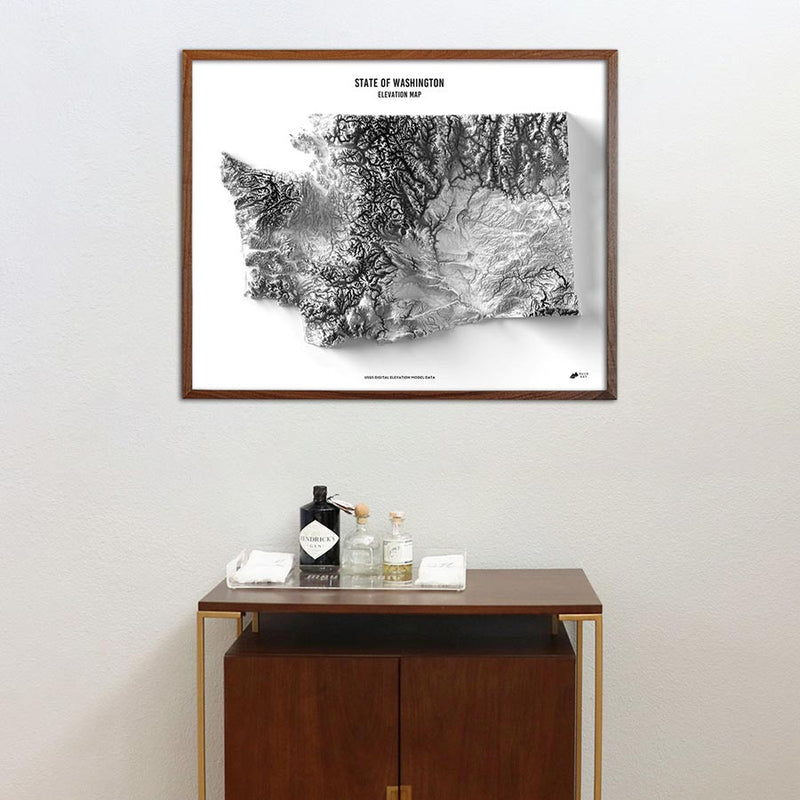Washington Elevation Map - Muir Way - Elevation