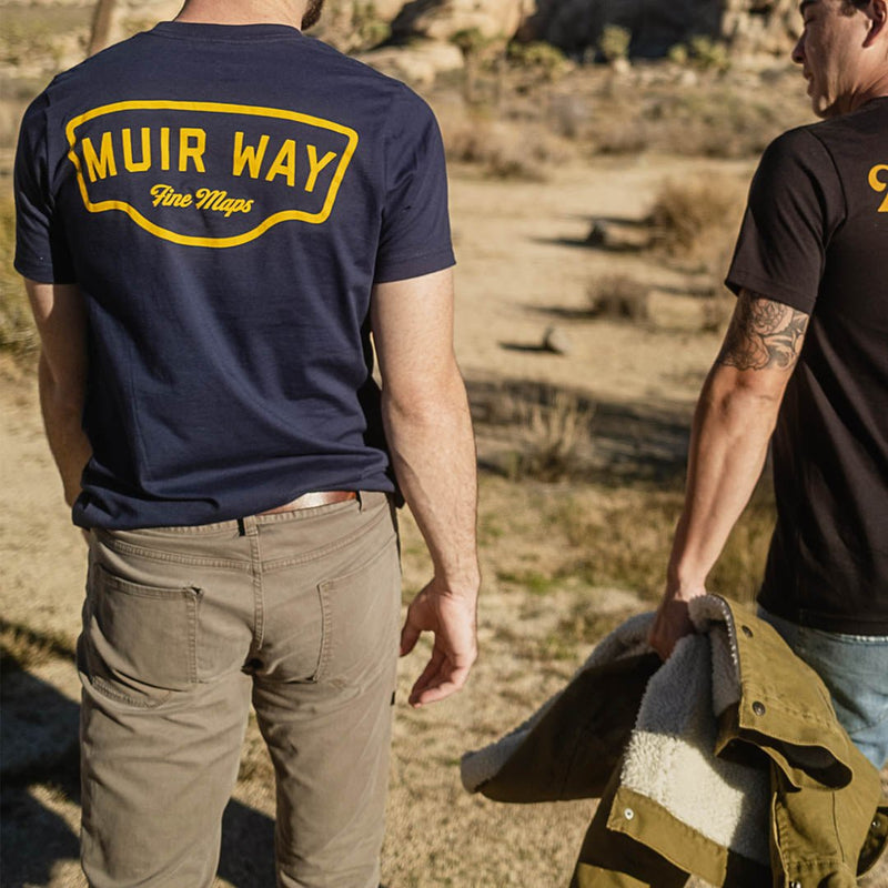 West Tee Navy - Muir Way - T-Shirt