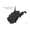 West Virginia Hydrological Map