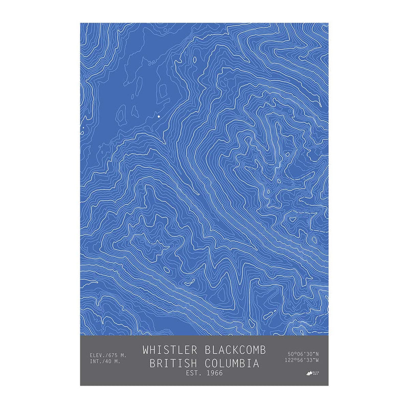 Whistler Blackcomb, British Columbia - Muir Way - TOPO Series