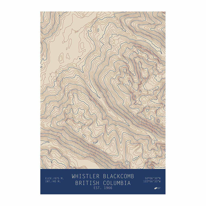Whistler Blackcomb, British Columbia - Muir Way - TOPO Series