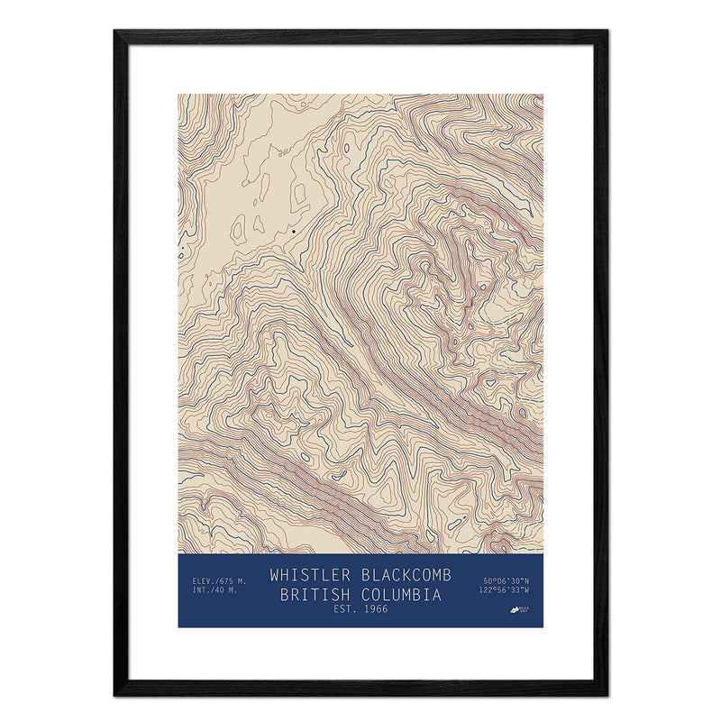 Whistler Blackcomb, British Columbia - Muir Way - TOPO Series