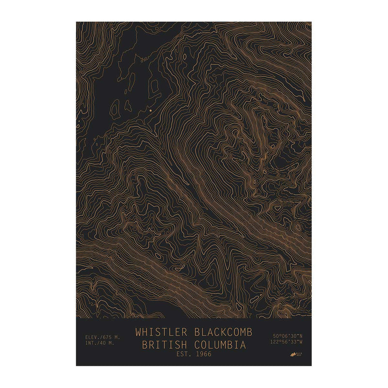 Whistler Blackcomb, British Columbia - Muir Way - TOPO Series