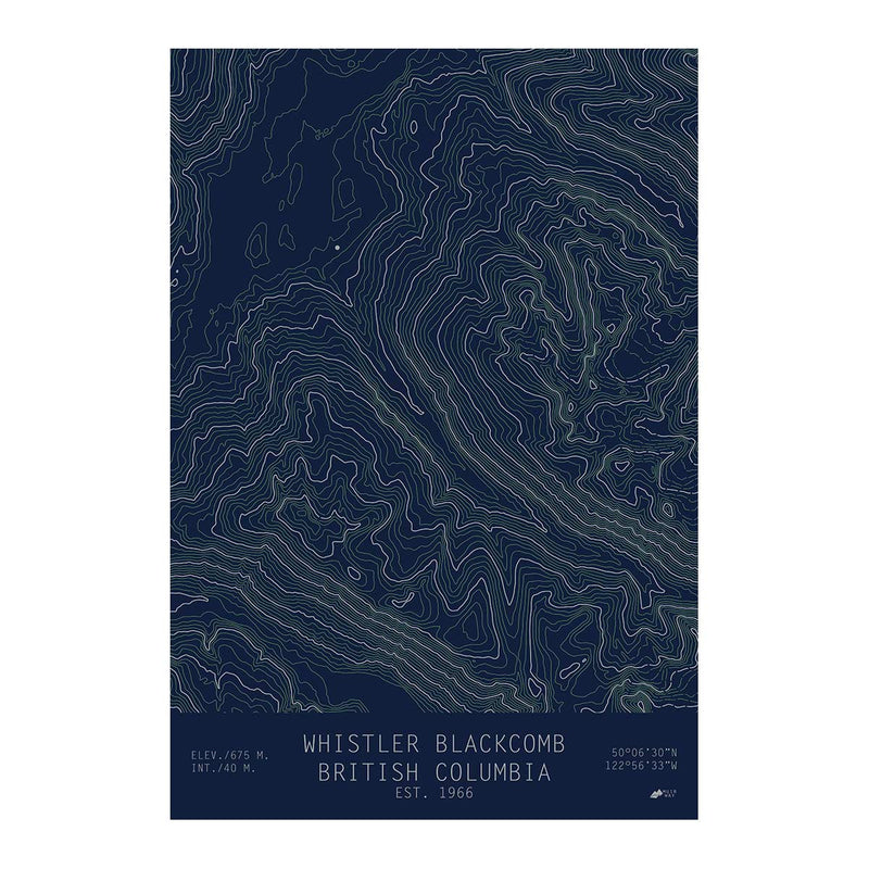Whistler Blackcomb, British Columbia - Muir Way - TOPO Series