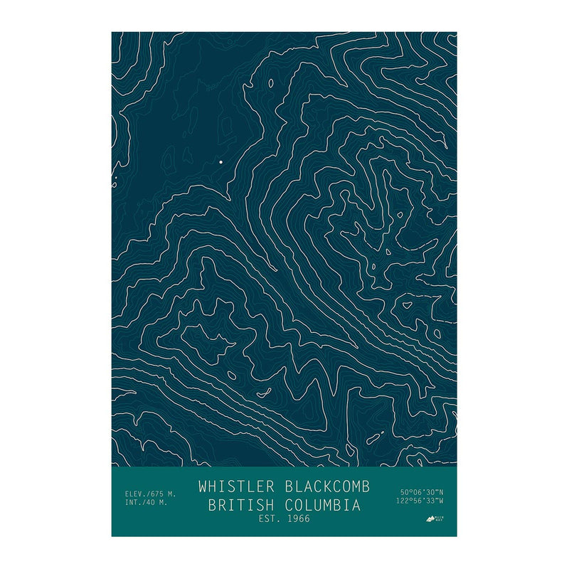 Whistler Blackcomb, British Columbia - Muir Way - TOPO Series
