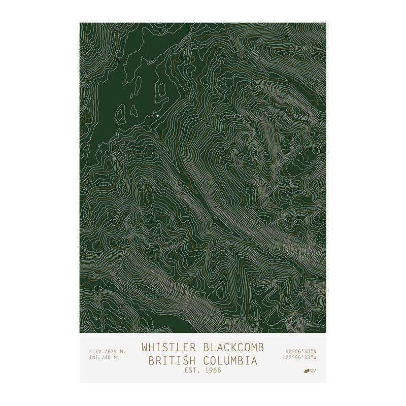 Whistler Blackcomb, British Columbia - Muir Way - TOPO Series
