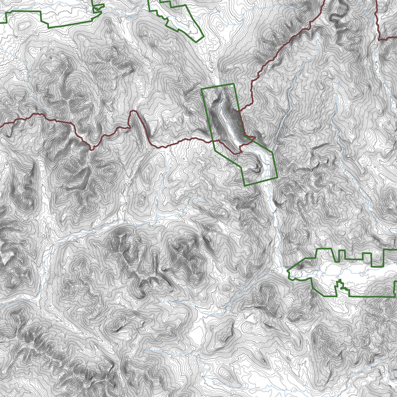 White Mountain National Forest, NH Map - Muir Way - Range Series
