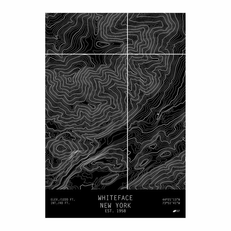 Whiteface, New York - Muir Way - TOPO Series