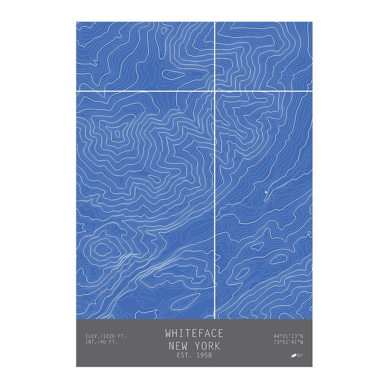 Whiteface, New York - Muir Way - TOPO Series