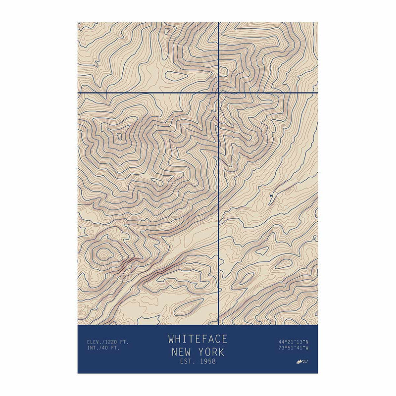 Whiteface, New York - Muir Way - TOPO Series