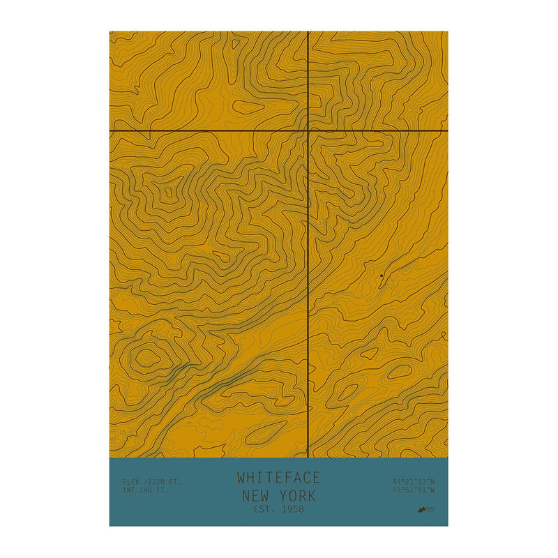Whiteface, New York - Muir Way - TOPO Series