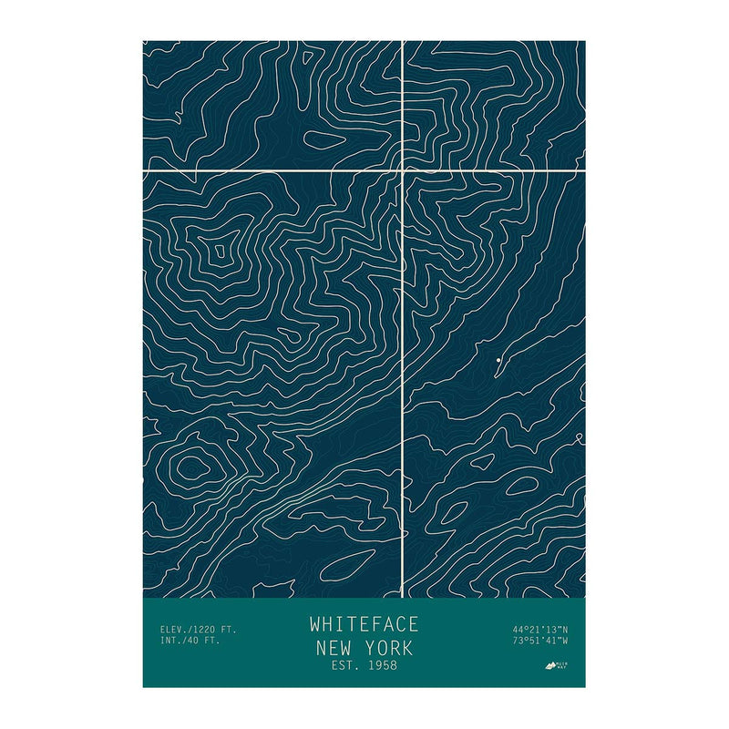 Whiteface, New York - Muir Way - TOPO Series