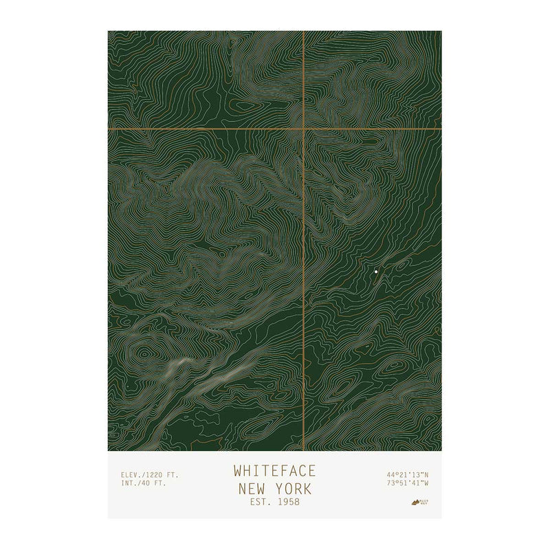 Whiteface, New York - Muir Way - TOPO Series