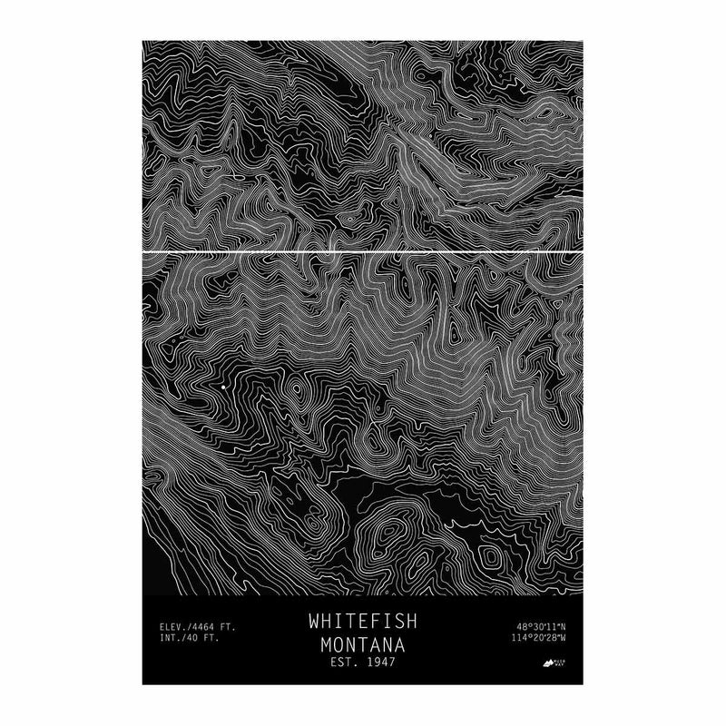Whitefish, Montana - Muir Way - TOPO Series