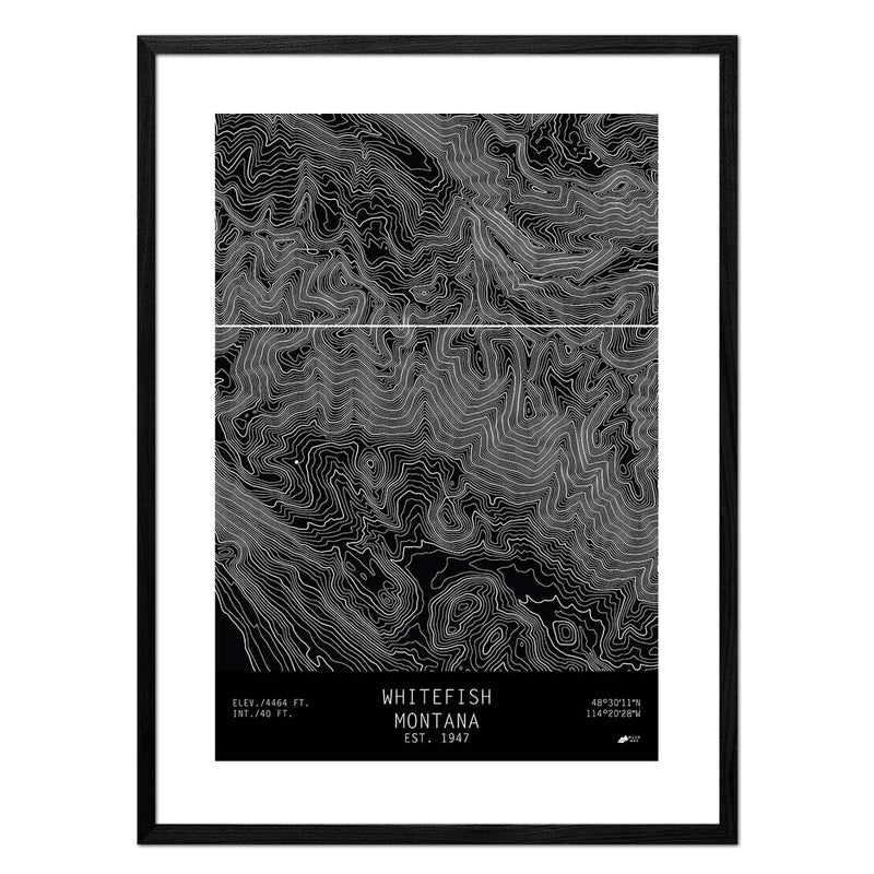 Whitefish, Montana - Muir Way - TOPO Series