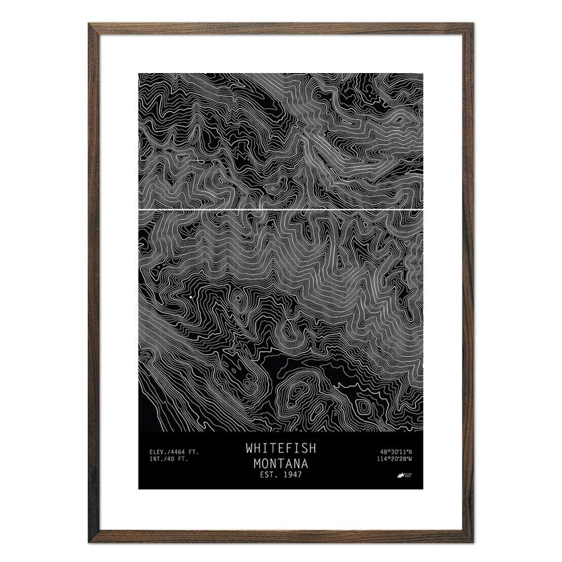 Whitefish, Montana - Muir Way - TOPO Series